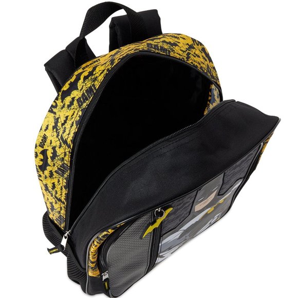 Boys Child BATMAN The Dark Knight 16" Backpack School Book Bag Mesh Pockets NWT - Picture 4 of 4